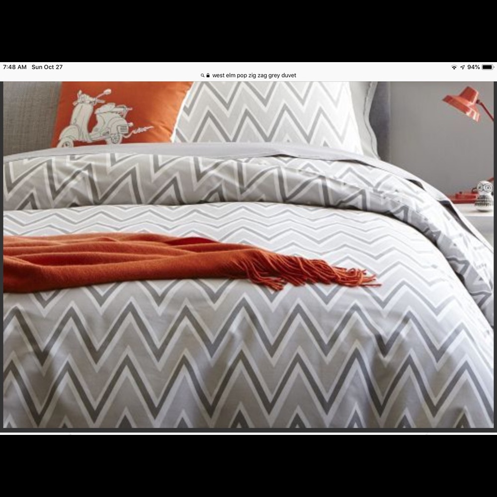 New in Packaging West Elm Duvet